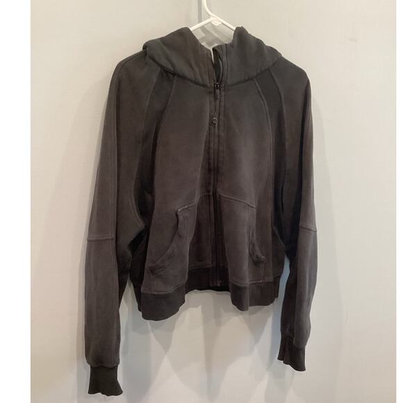 Lululemon Womens Scuba Hoodie Size XL XXL Black Athleisure Activewear Oversized - Picture 1 of 9